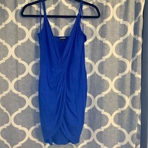 Express Royal Blue Mini Dress